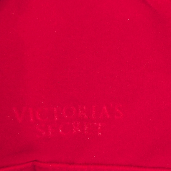 Victoria's Secret Bold Red Cosmetic Bag with Bow NWOT - Picture 5 of 5